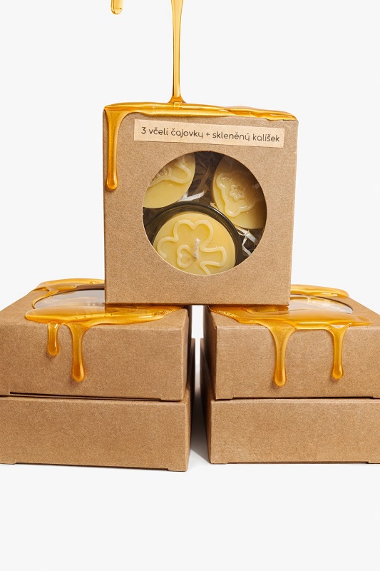 včelí svíčky dárková sada