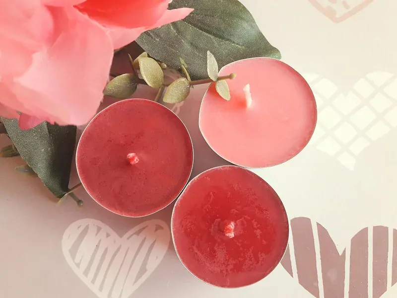 Recyklovaná přírodní čajová svíčka - DOBRÝ SKUTEK