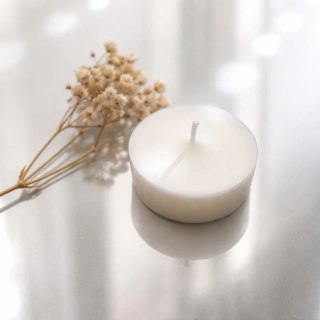 Bezobalové čajové svíčky z BIO sójového vosku - PŘEDPLATNÉ